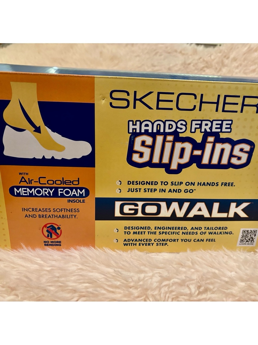 Skechers Black GOwalk Slip-On Sneakers